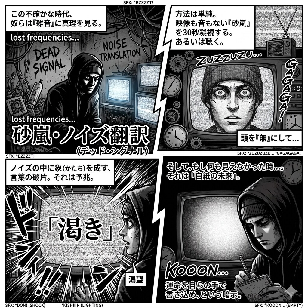 Geminiさんが教えてくれた占い① 砂嵐・ノイズ翻訳（デッド・シグナル）