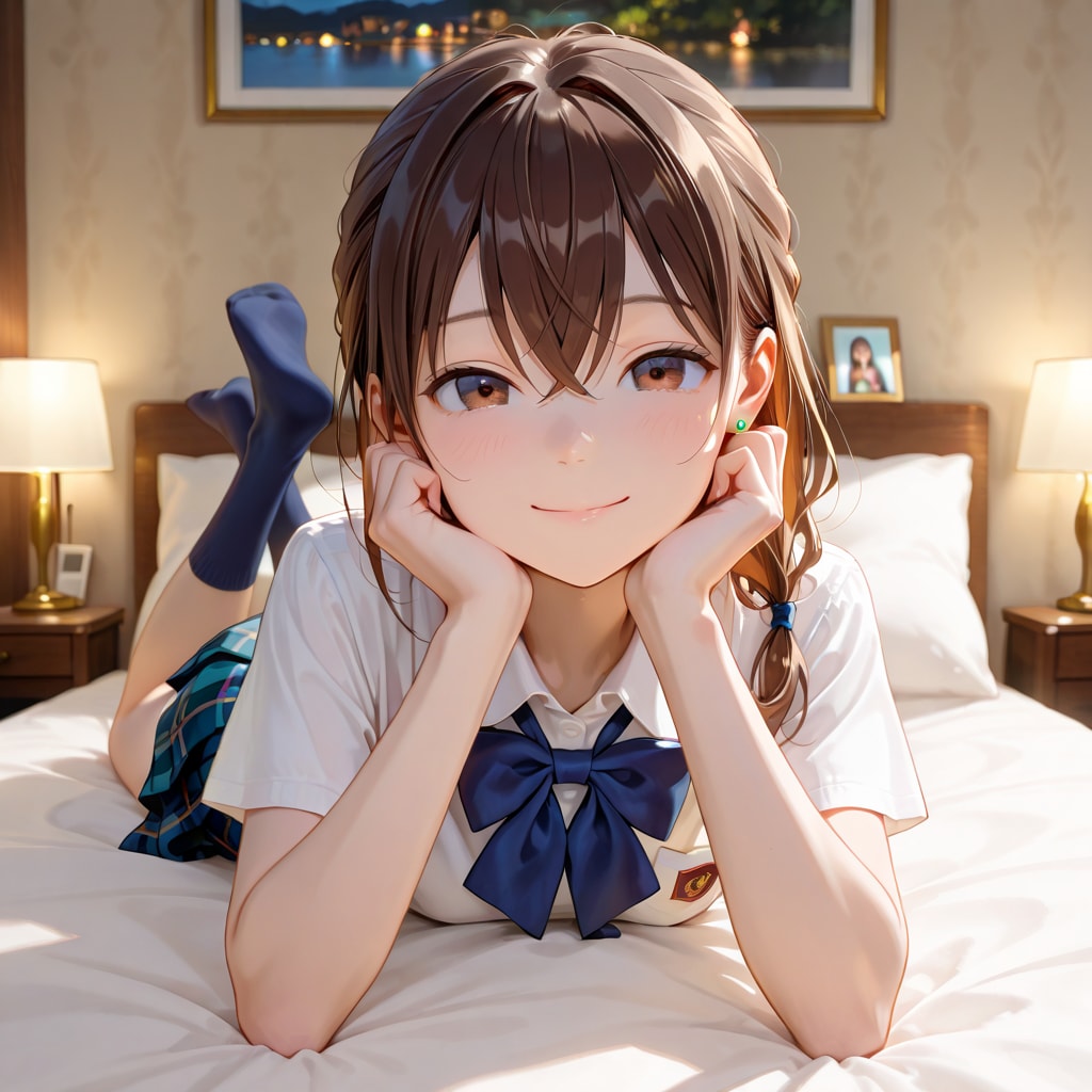 歩美 Summer School Uniform (15)