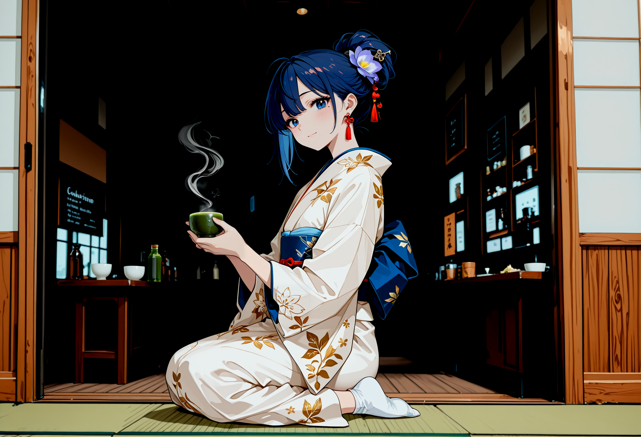 薫風の静寂、一期一会を紡ぐ蒼き和美