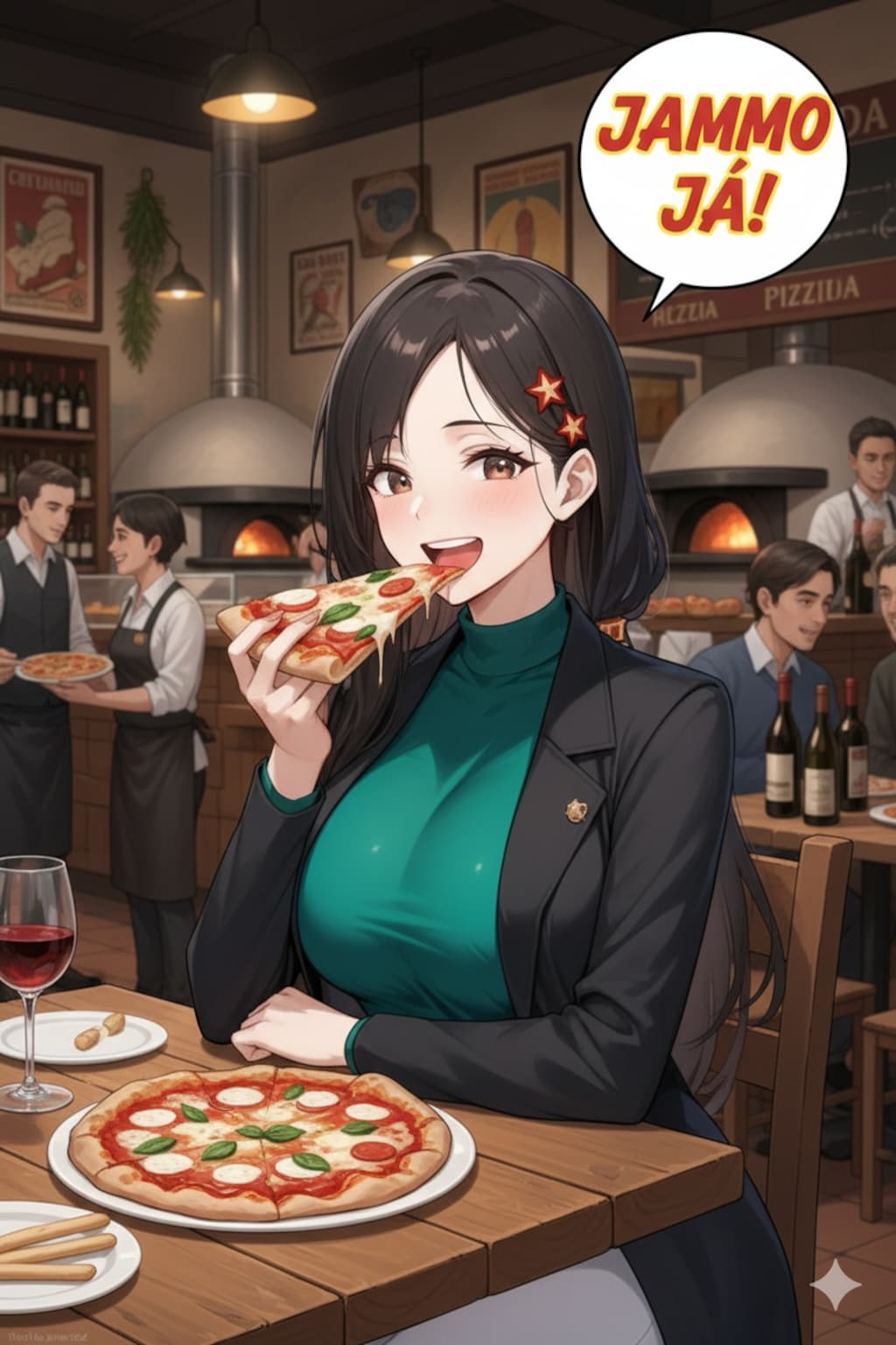 一人ナポリ旅行な季理華さん