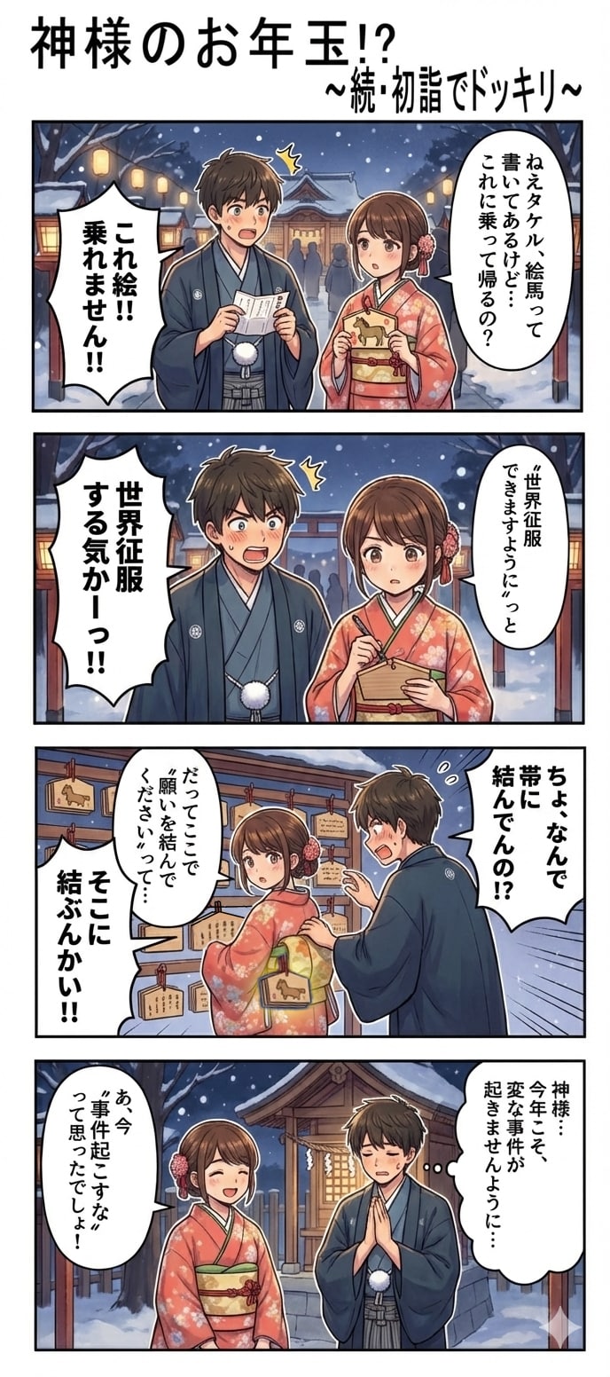 神様のお年玉！？　第２話 | の人気AIイラスト・グラビア