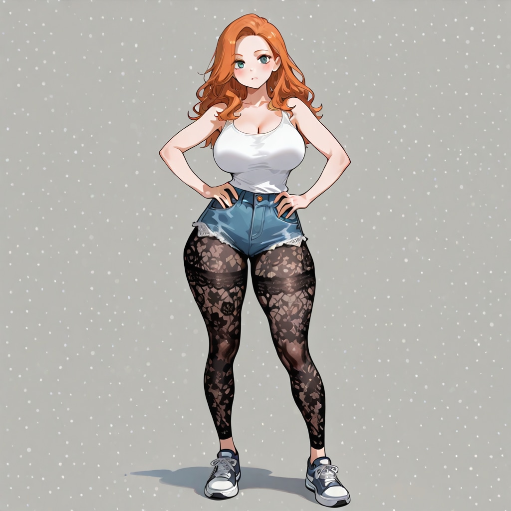 レースのレギンス | の人気AIイラスト・グラビア