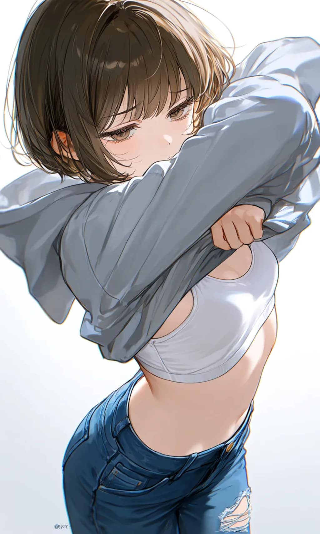 着替えた途中で寝落ち