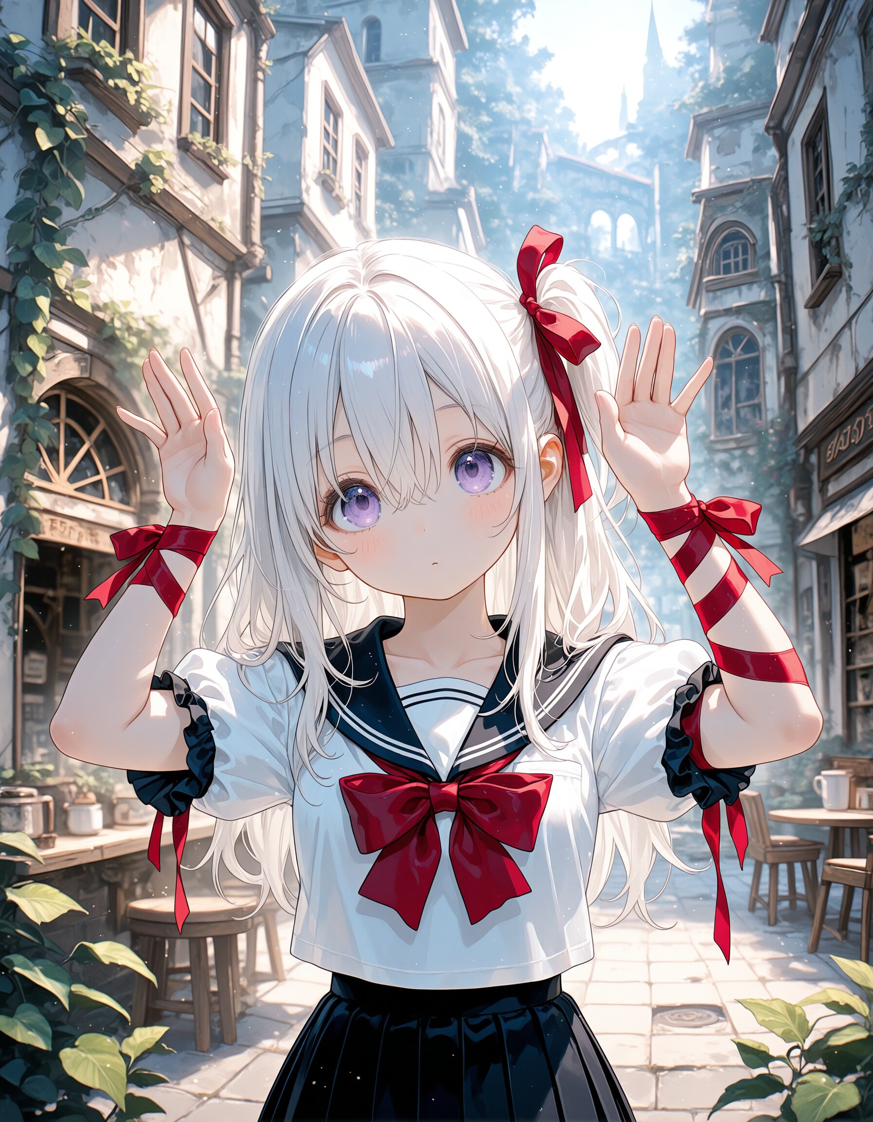 Rabbit pose?🐰 | の人気AIイラスト・グラビア