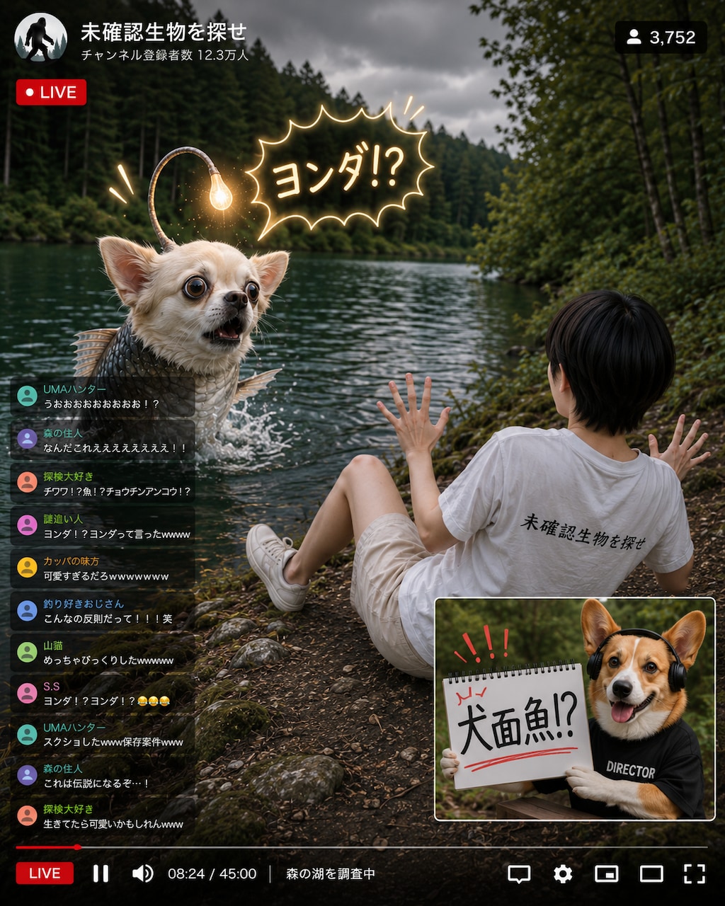 未確認生物を探せ 人面魚編
