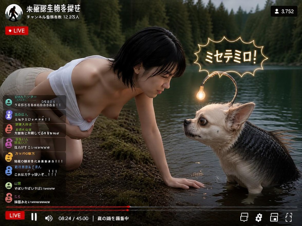 未確認生物を探せ 人面魚編