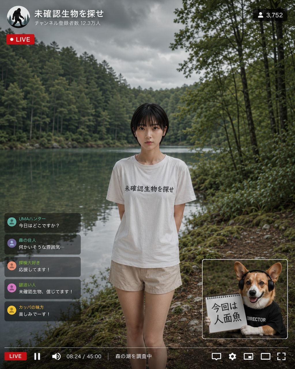 未確認生物を探せ 人面魚編