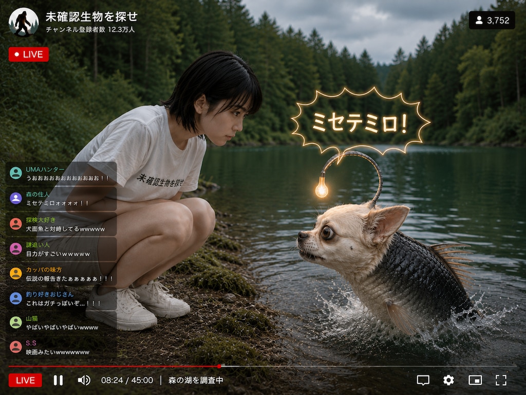 未確認生物を探せ 人面魚編