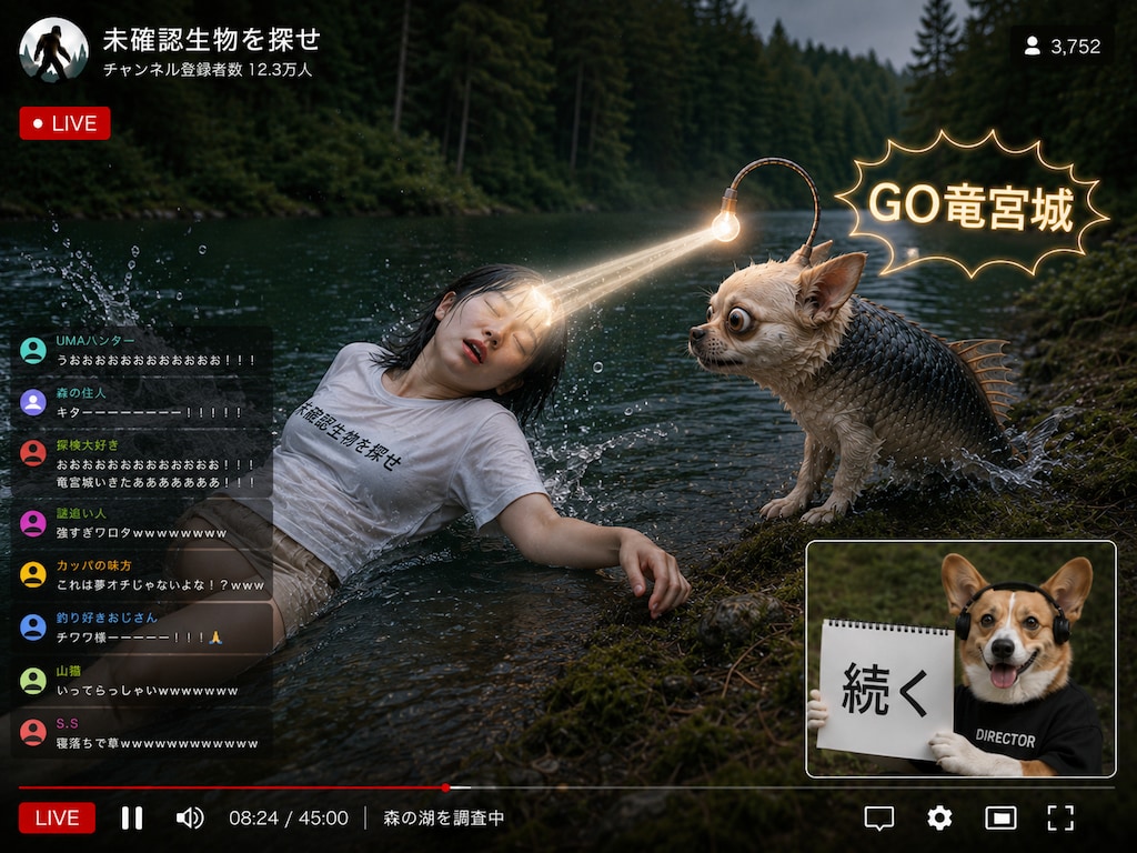 未確認生物を探せ 人面魚編