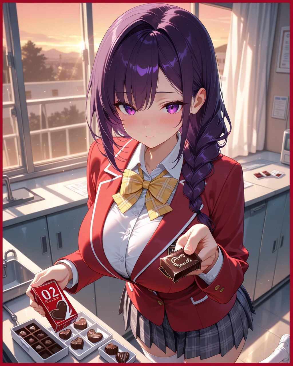 ココア味です