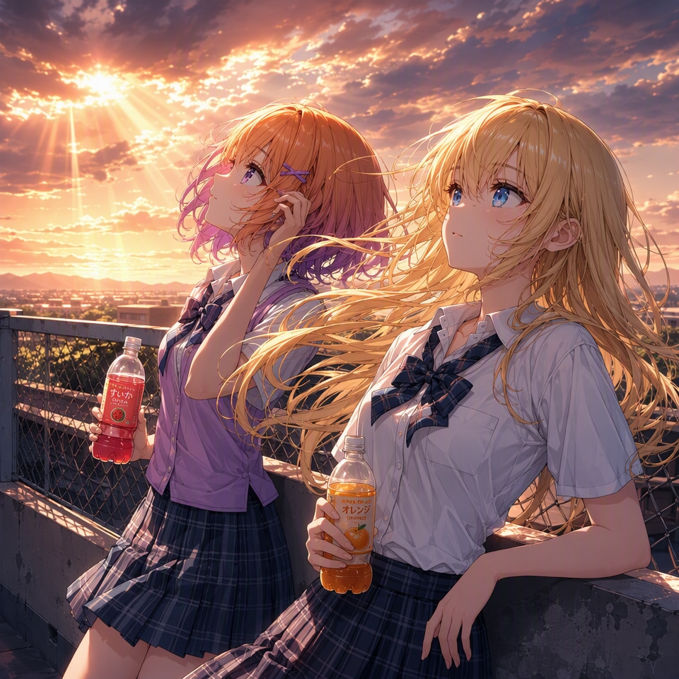 【誕生＆お礼FA】光西柚ちゃん | の人気AIイラスト・グラビア