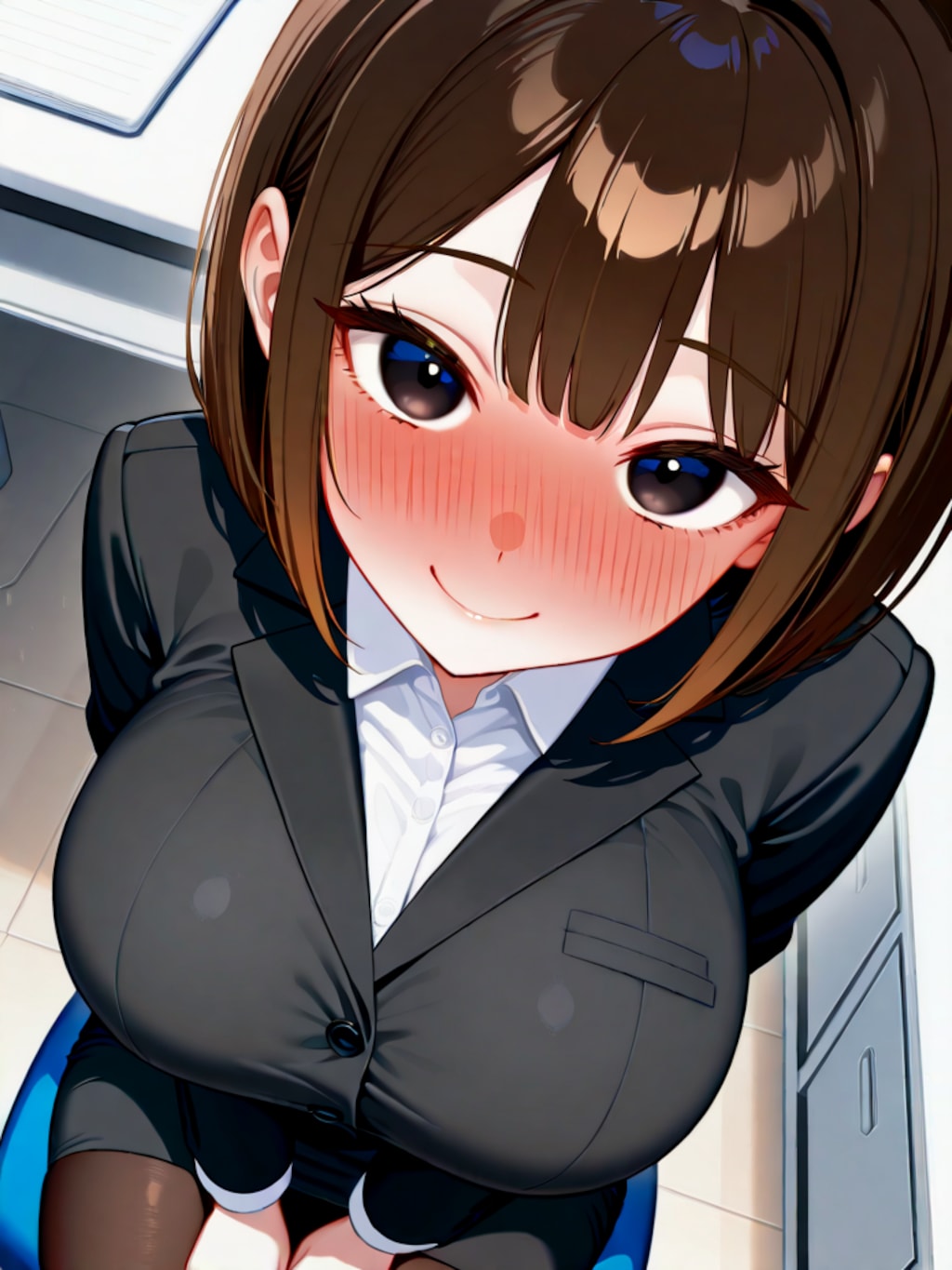 アキちゃん赤面