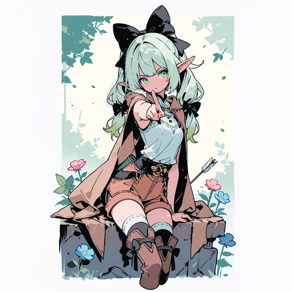 「いーい、弓が苦手なエルフだっているんだからね」