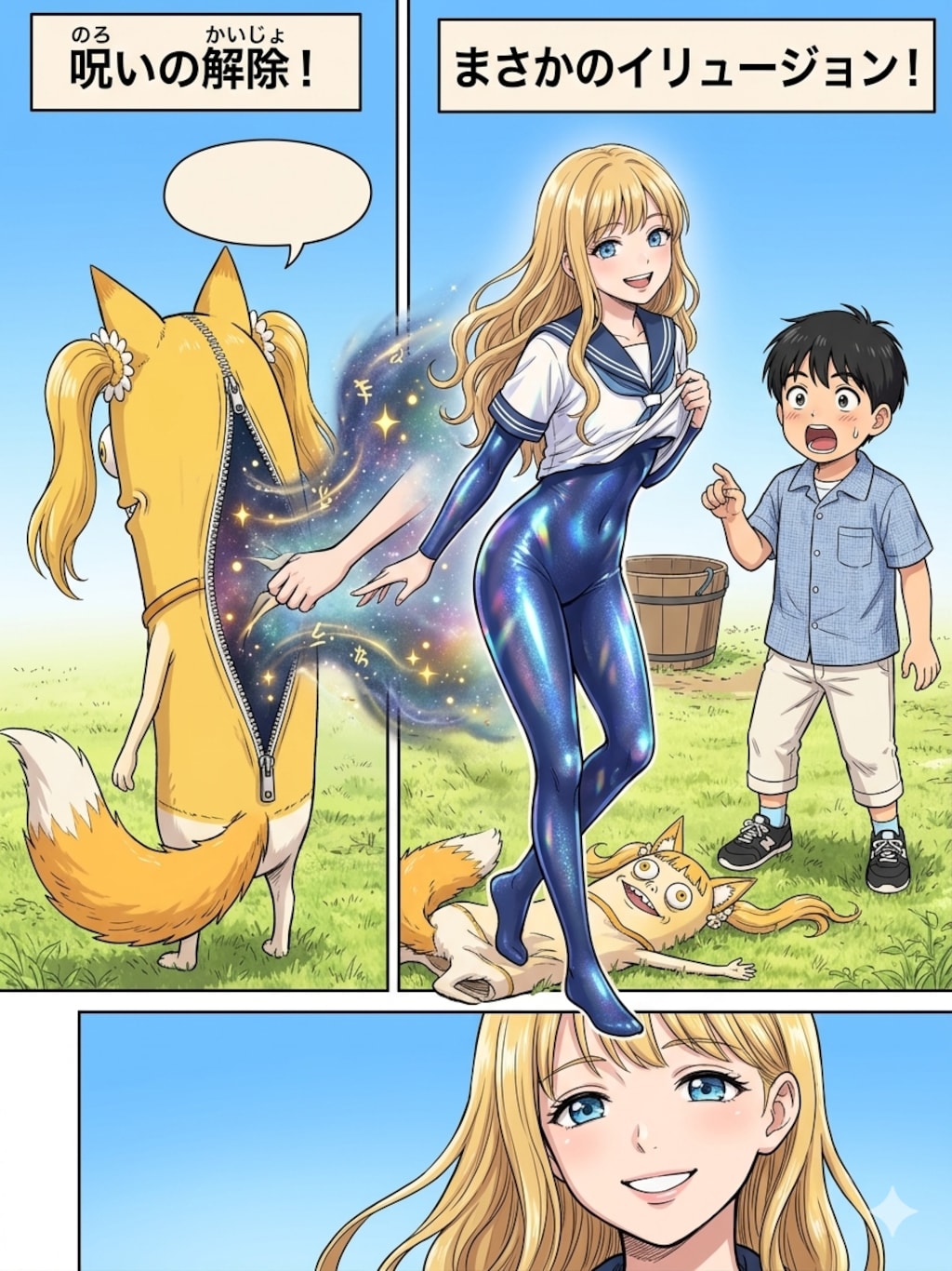まさかのイリュージョン。