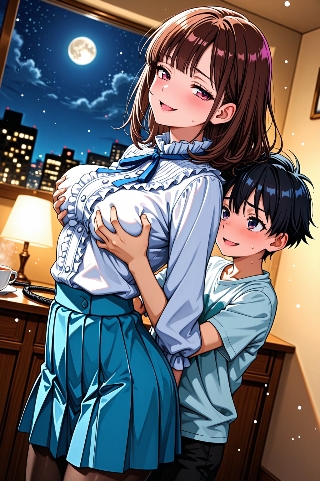 本間架純さんと照太