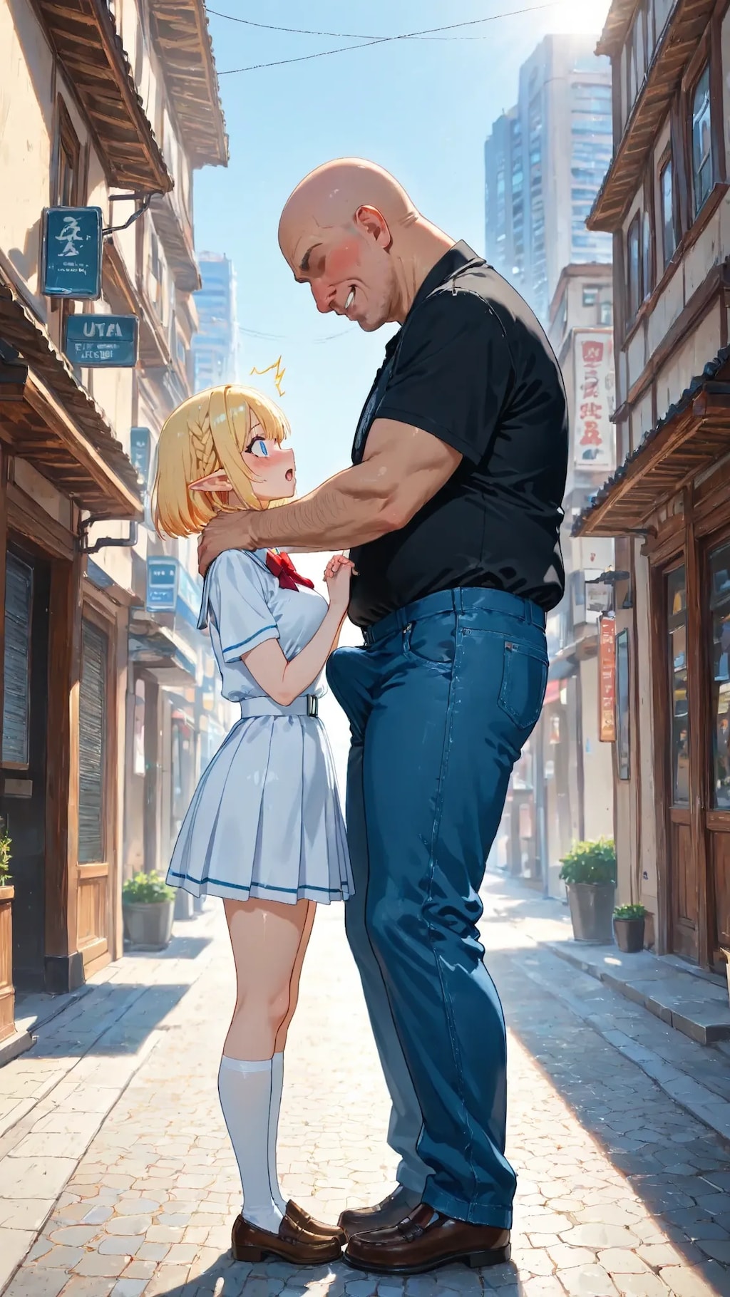 🧝‍♀️「あの……もう少し離れていただけますか？」