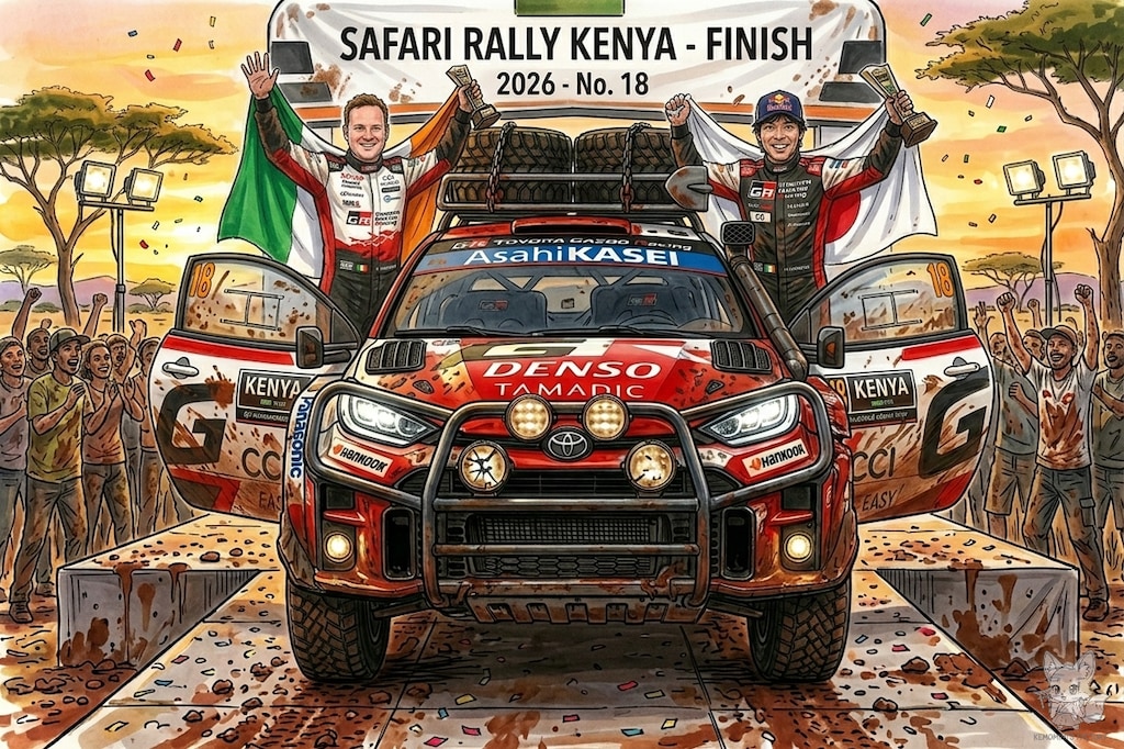 祝WRC初優勝【2026年GRヤリス・サファリ仕様(レトロカスタム)】