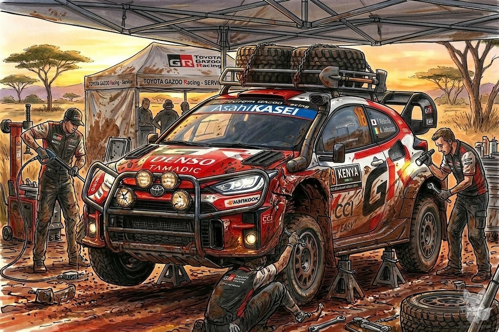 祝WRC初優勝【2026年GRヤリス・サファリ仕様(レトロカスタム)】