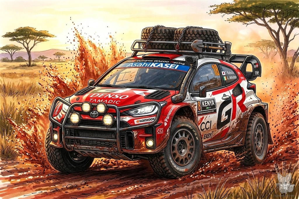 祝WRC初優勝【2026年GRヤリス・サファリ仕様(レトロカスタム)】