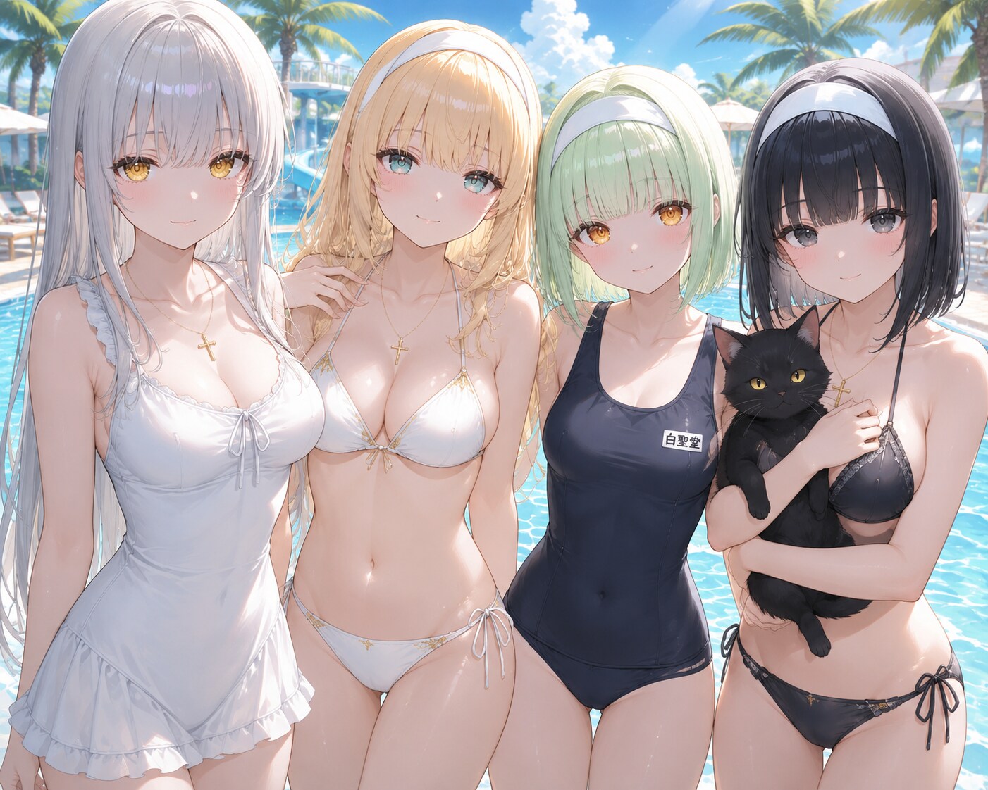 シスターだって泳ぎたい