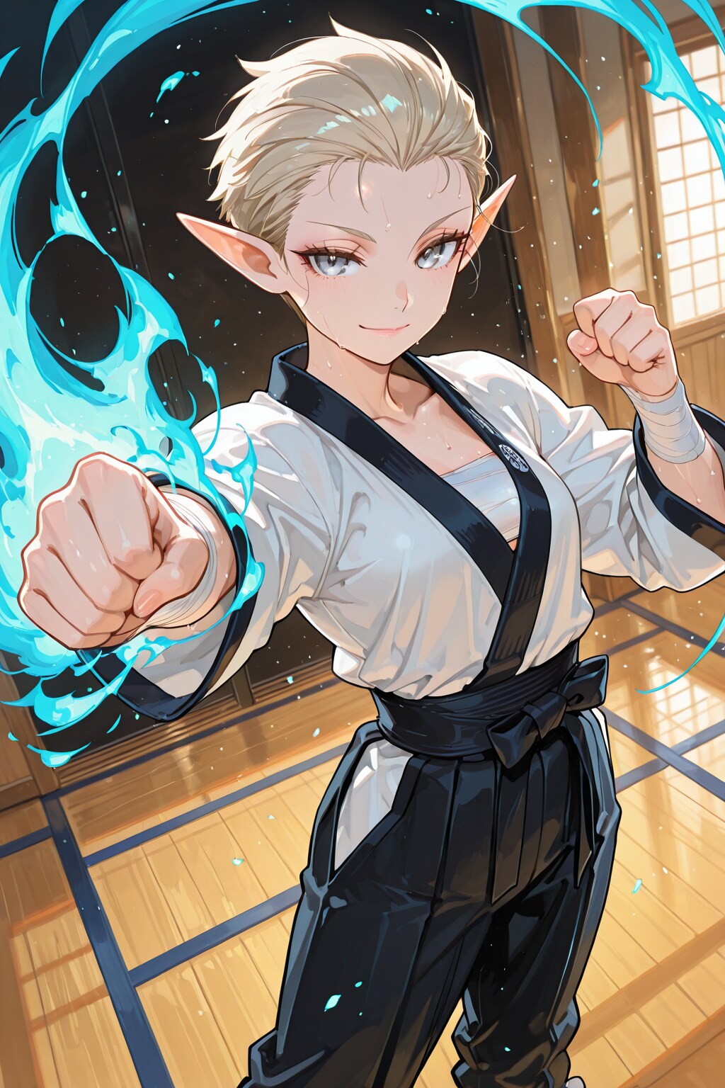 格闘エルフさん