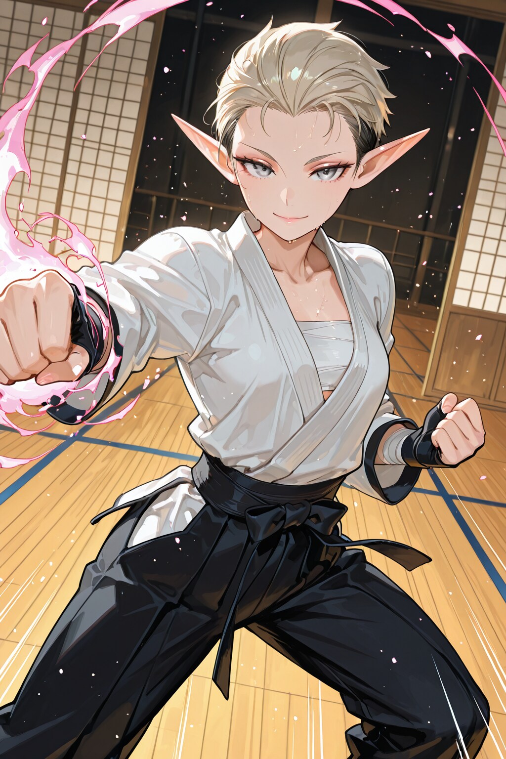 格闘エルフさん