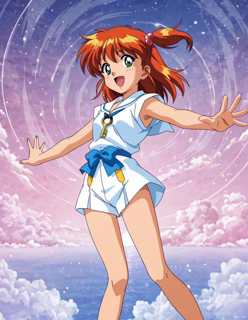 1990s Japanese anime-style