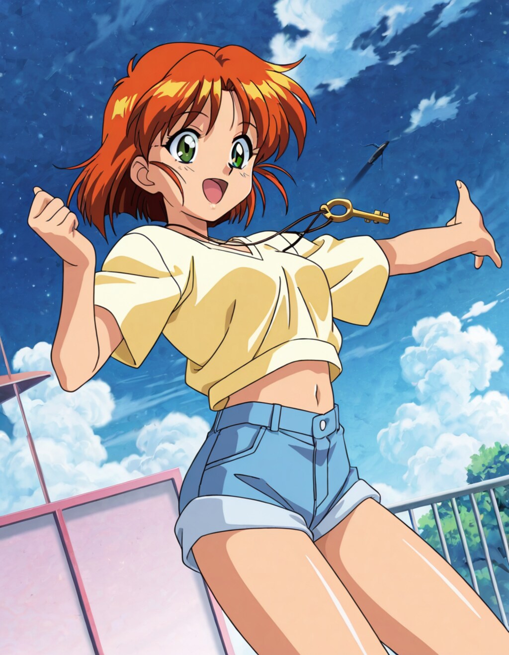 1990s Japanese anime-style