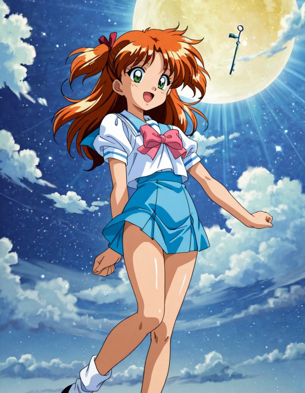 1990s Japanese anime-style