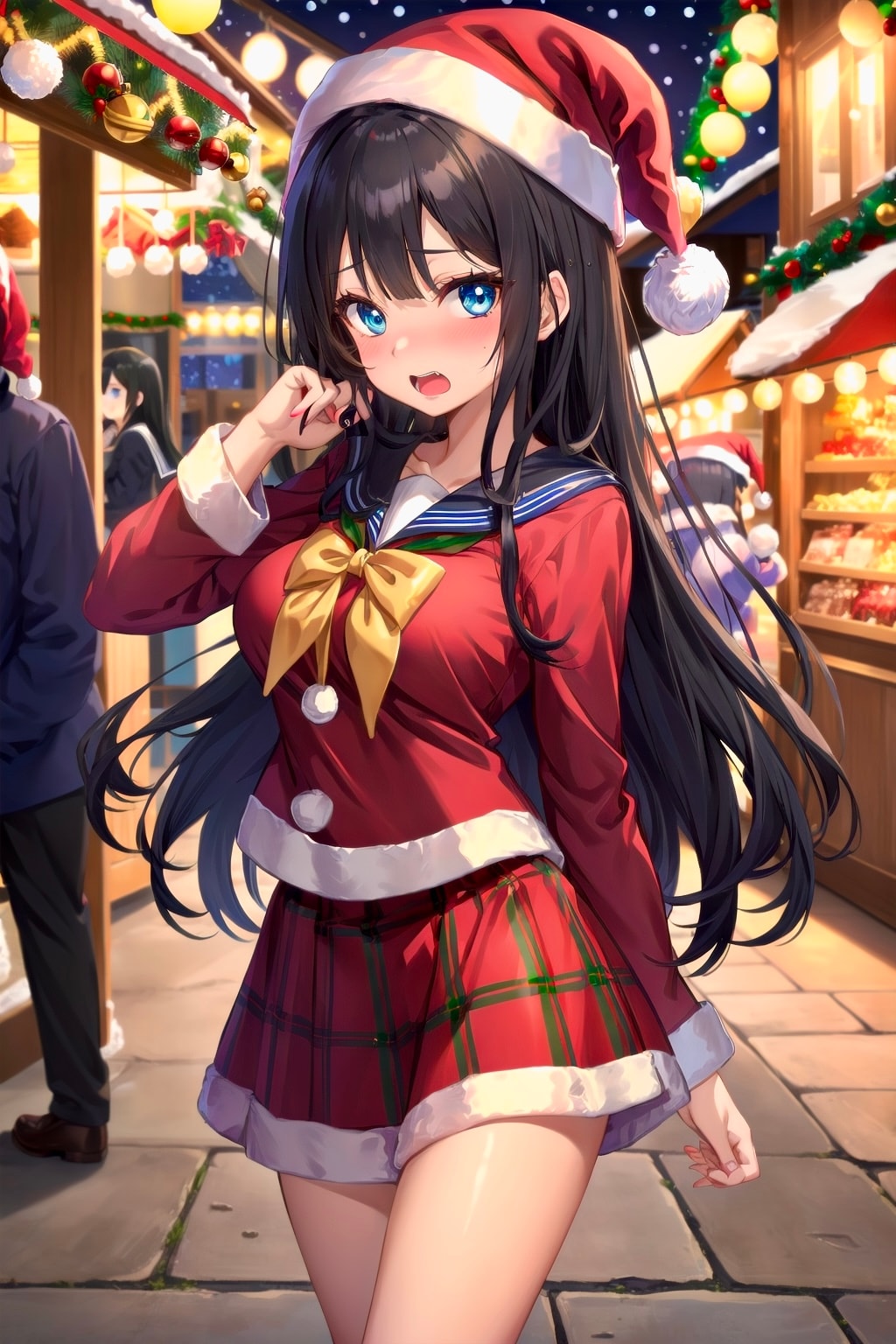 クリスマスナイト1 | の人気AIイラスト・グラビア