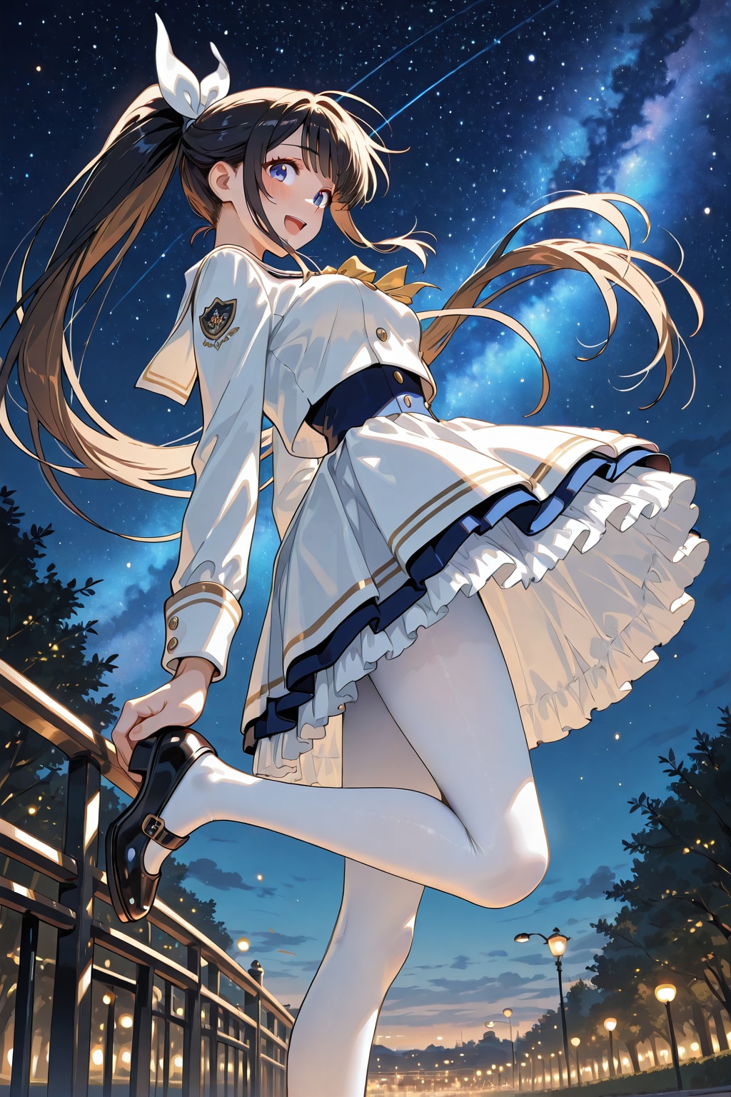 セーラー服、ふわり。
