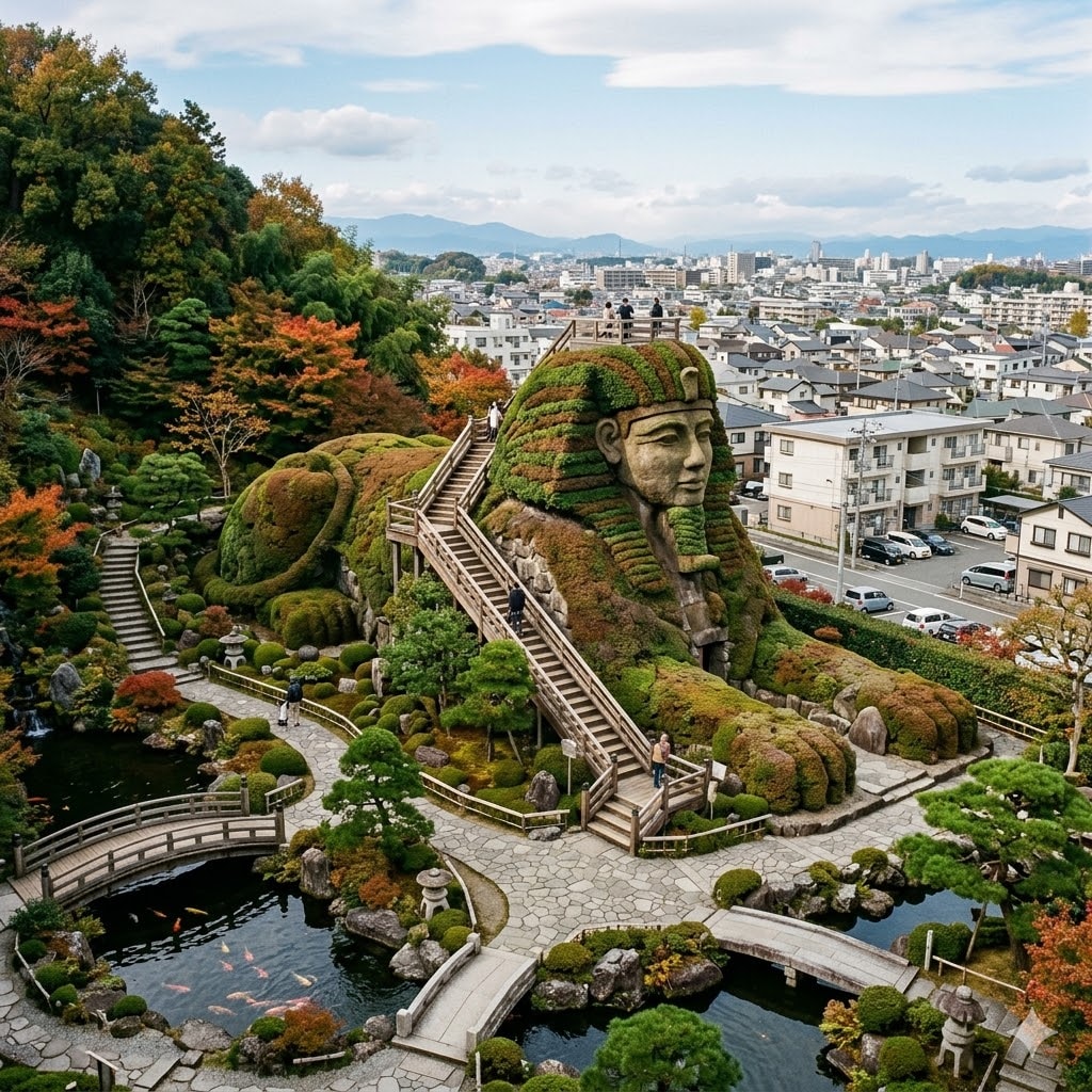 スフィンクス日本庭園