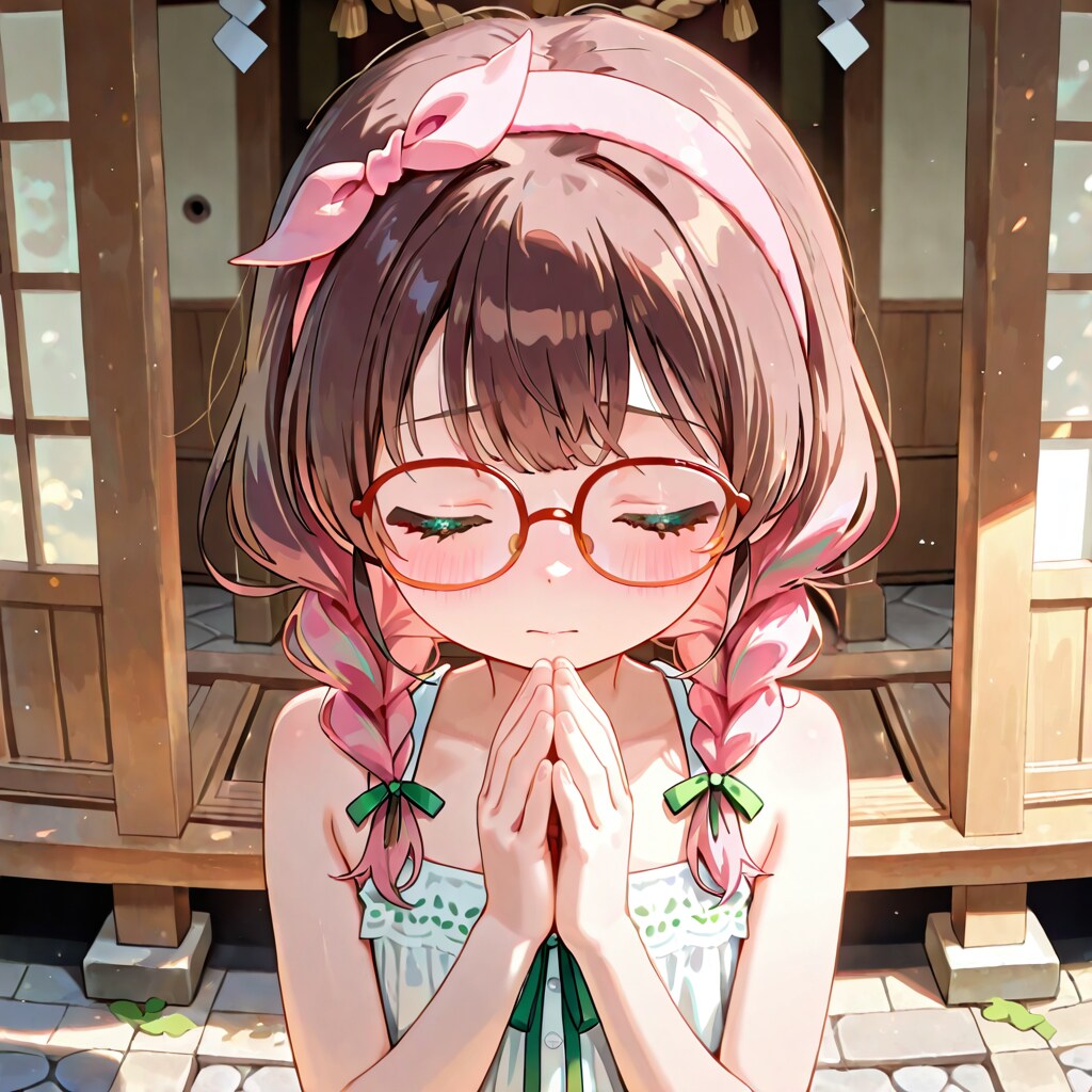 お参り少女