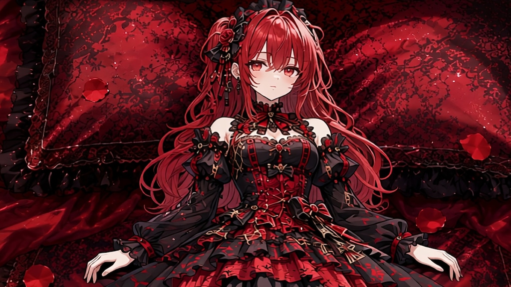 赤髪少女とドレス　その2