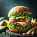 アボカドバーガー 3枚目