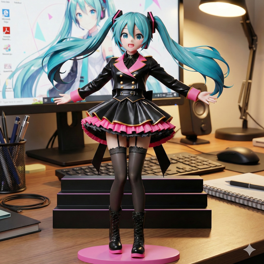 ミクさんのフィギュア