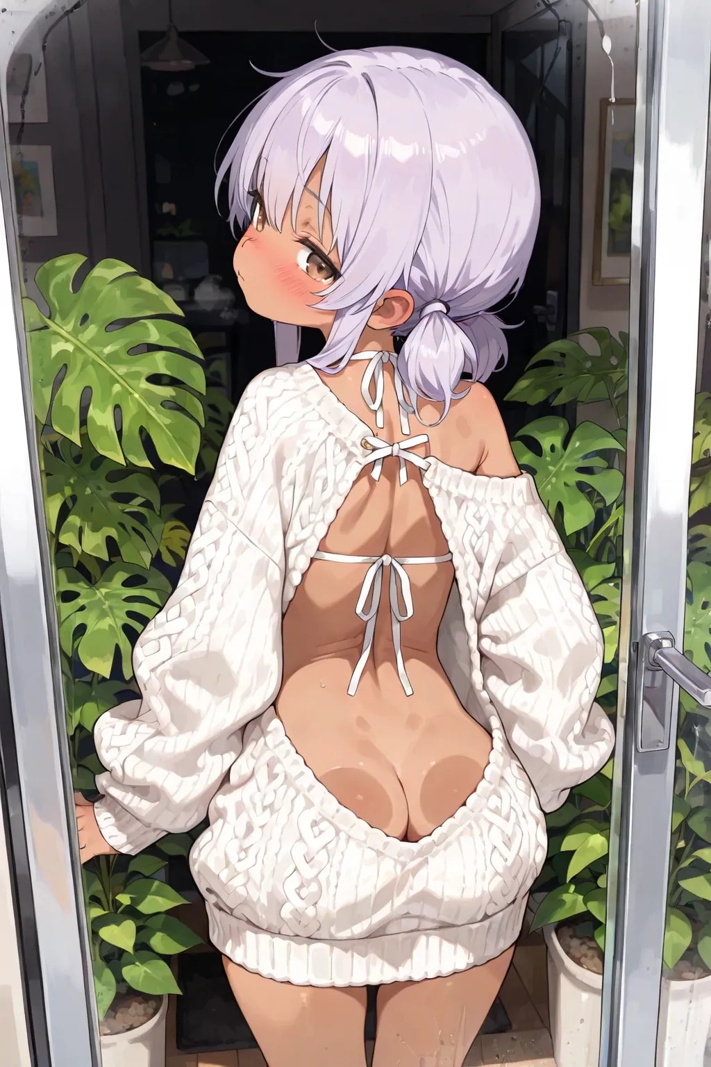 緩すぎセーターロリおちり