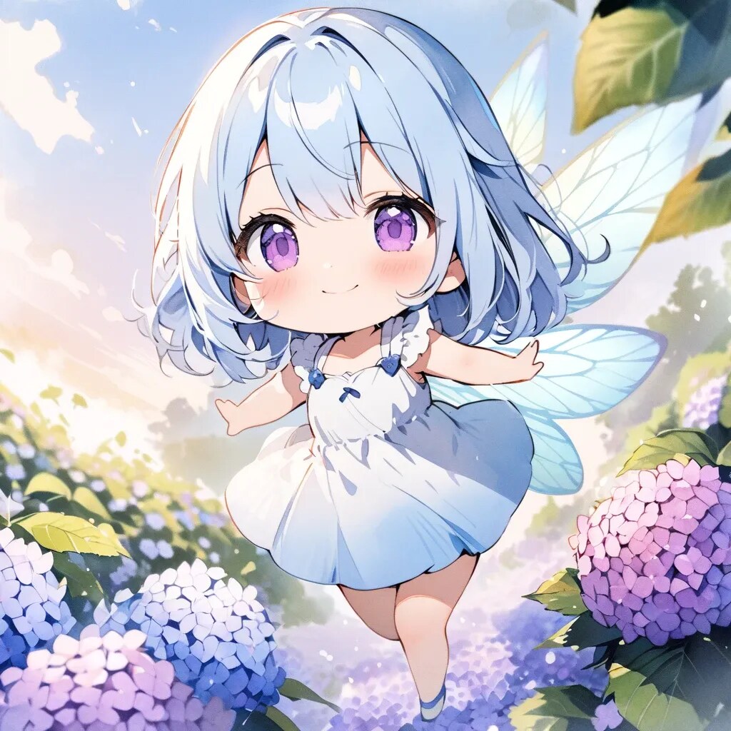紫陽花の妖精
