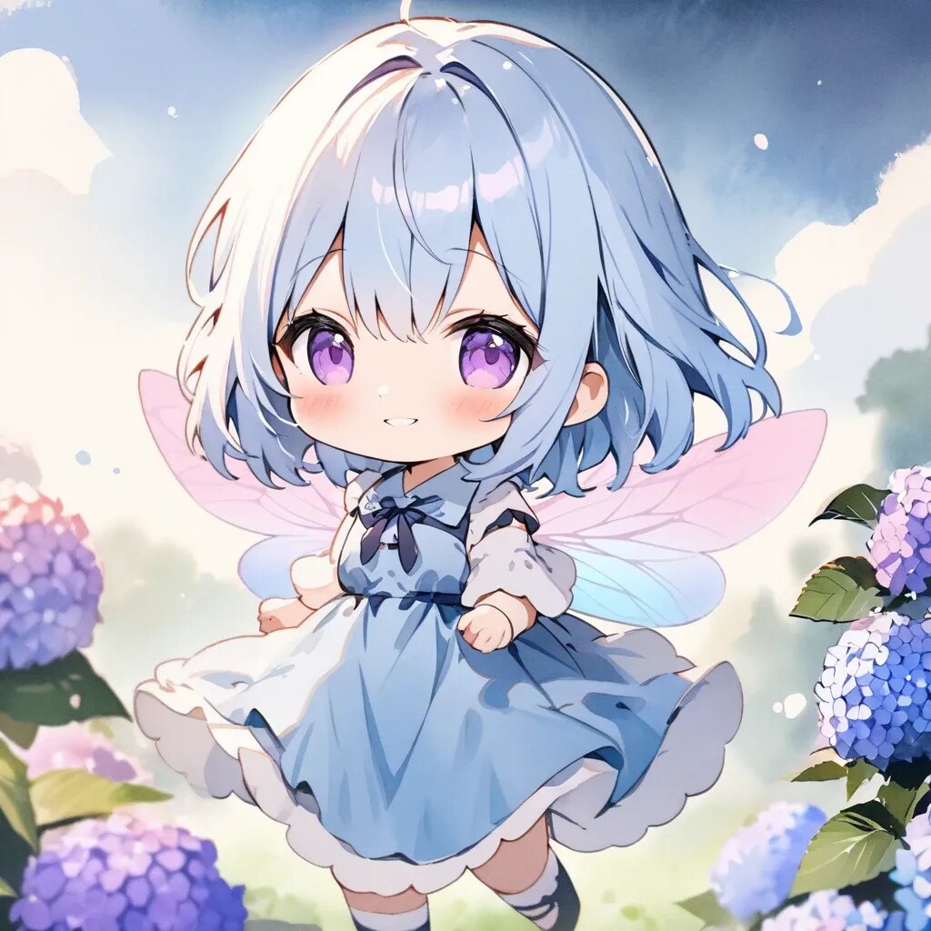 紫陽花の妖精