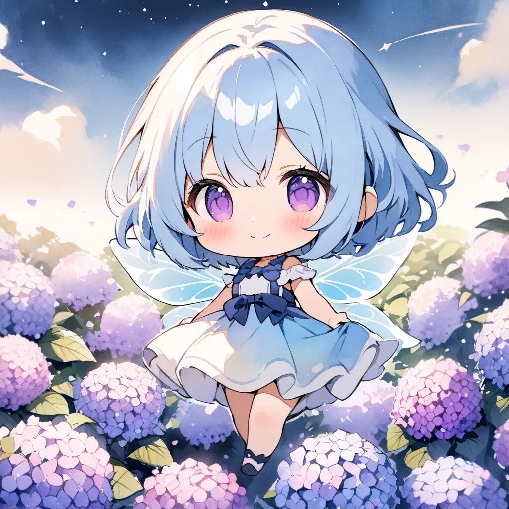 紫陽花の妖精