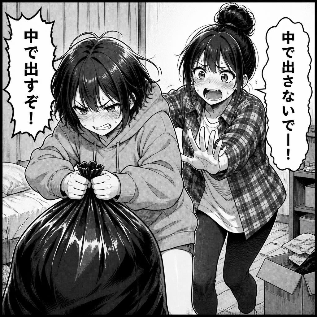 室内でゴミの分別