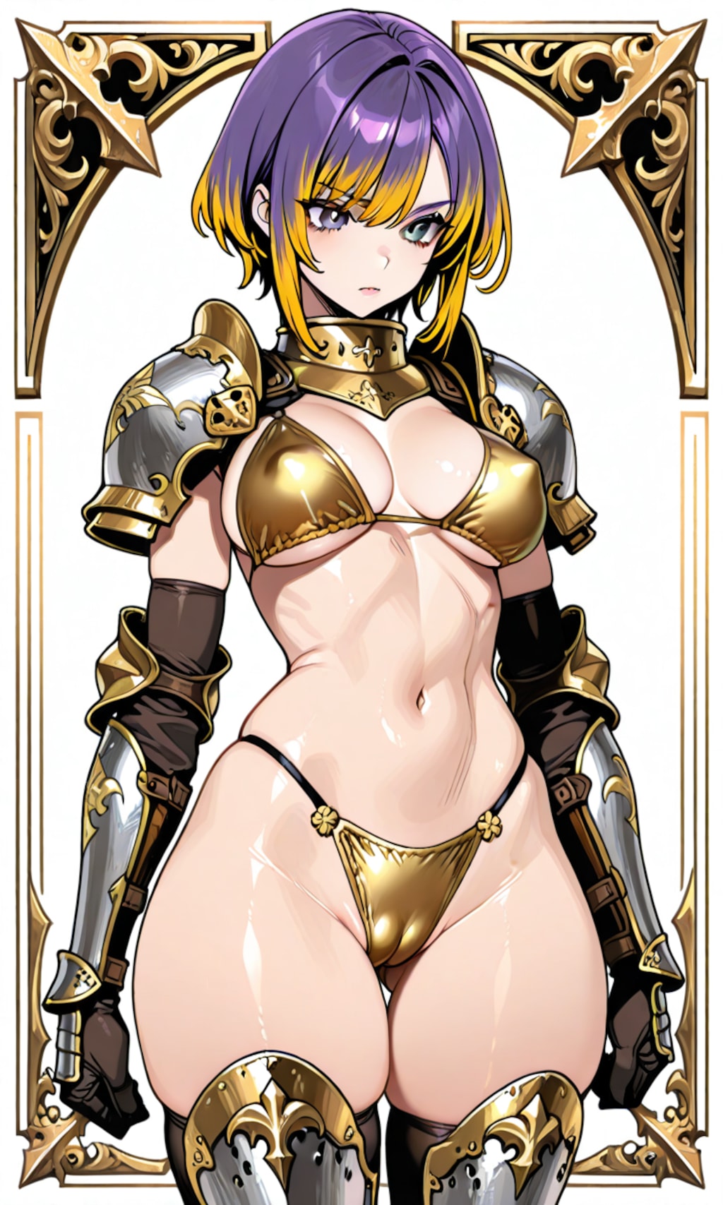 Re.ゴールドビキニアーマーの女の子