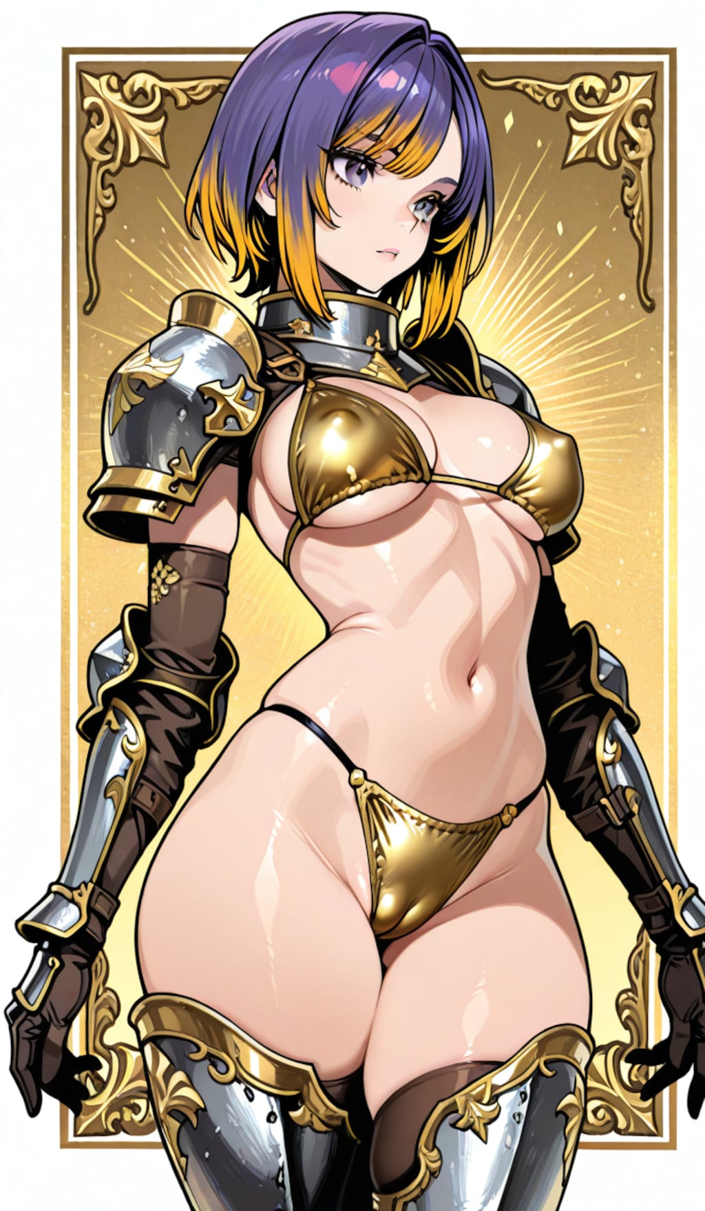 Re.ゴールドビキニアーマーの女の子