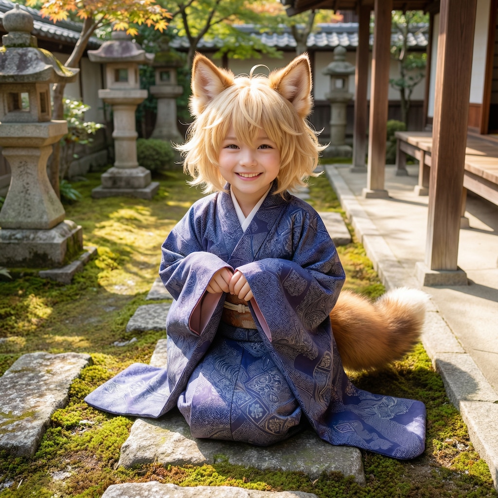 幼狐のお出迎え