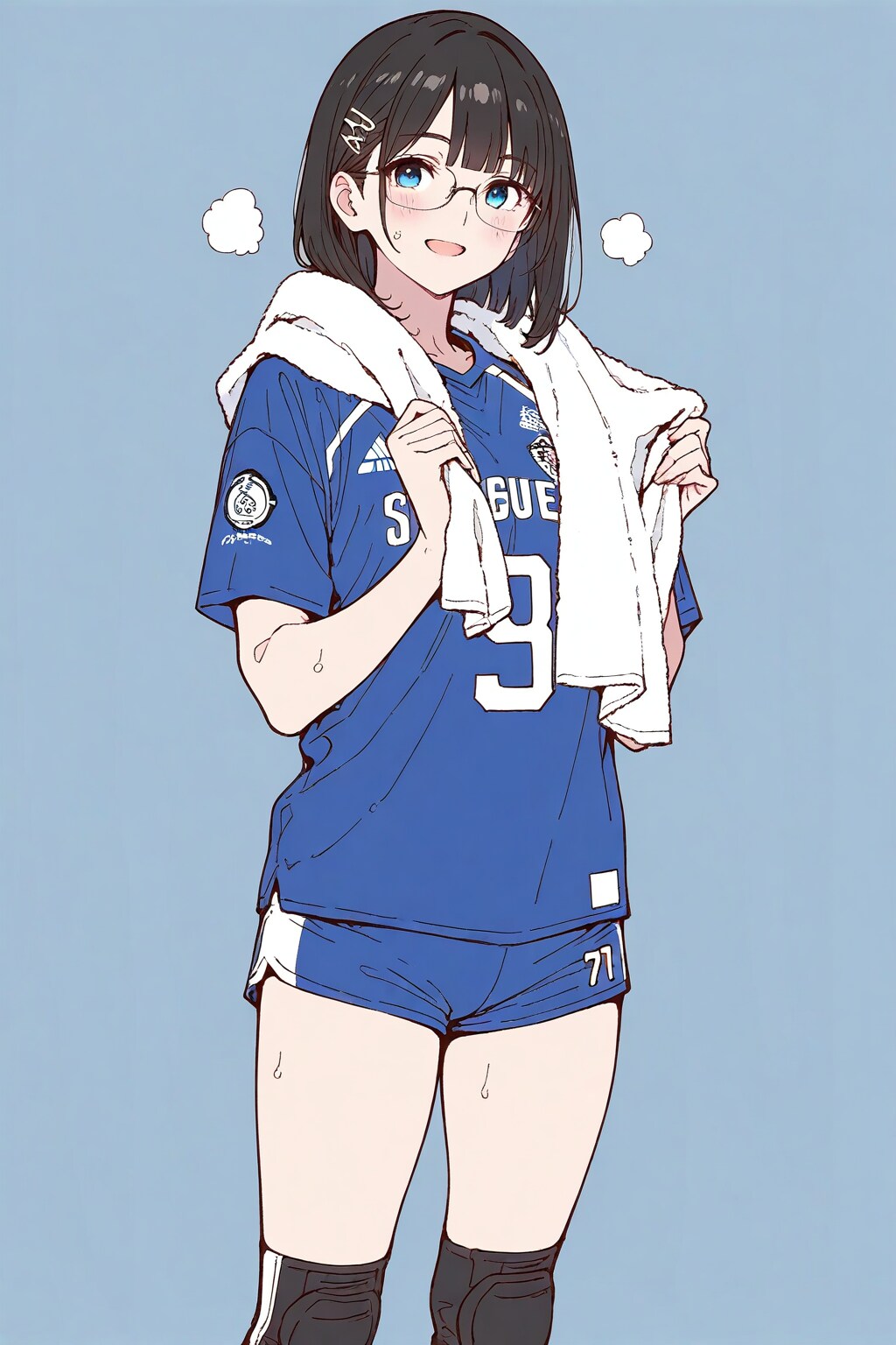 👓「汗💦かいたね〜💞」