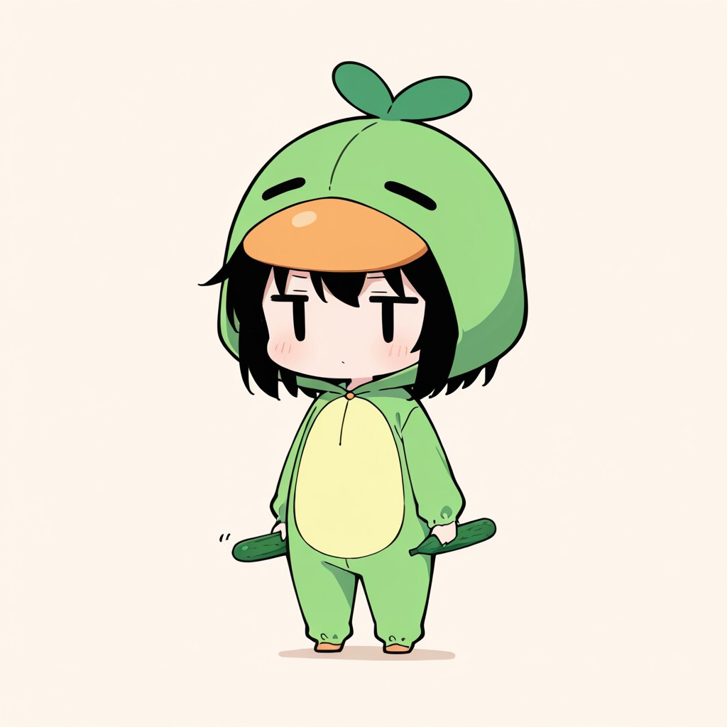 着ぐるみ着せ替え（河童）