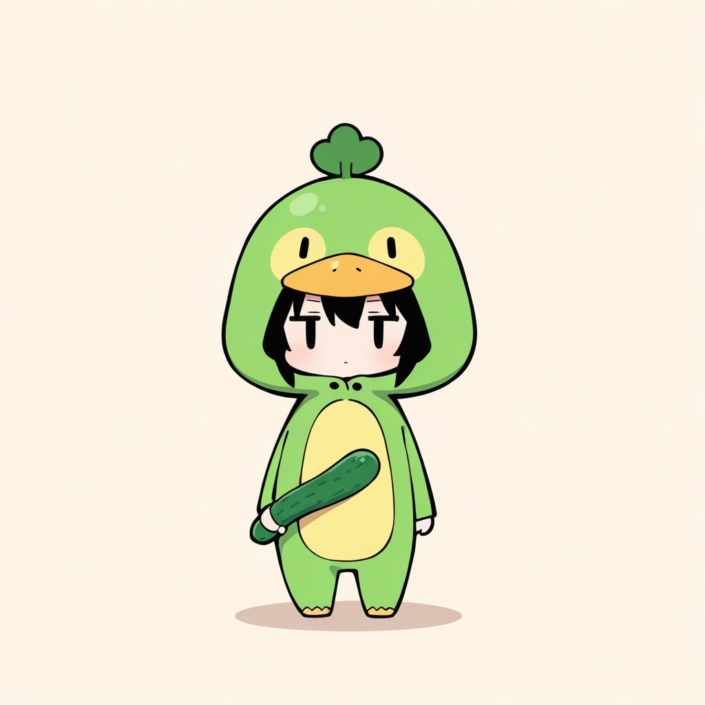 着ぐるみ着せ替え（河童）