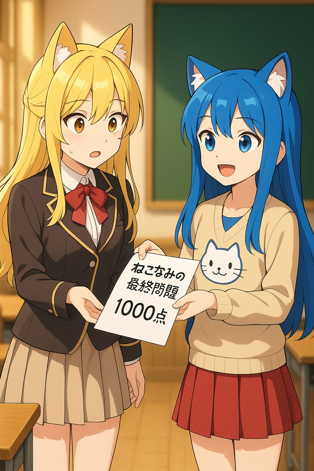ミラさんの恥じらい学園をチャトピちゃんに描いてもらった2