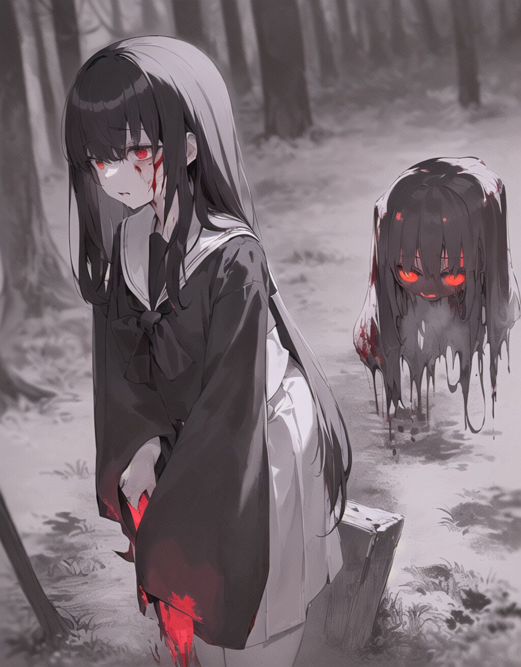 ホラーゲームのイメージボード