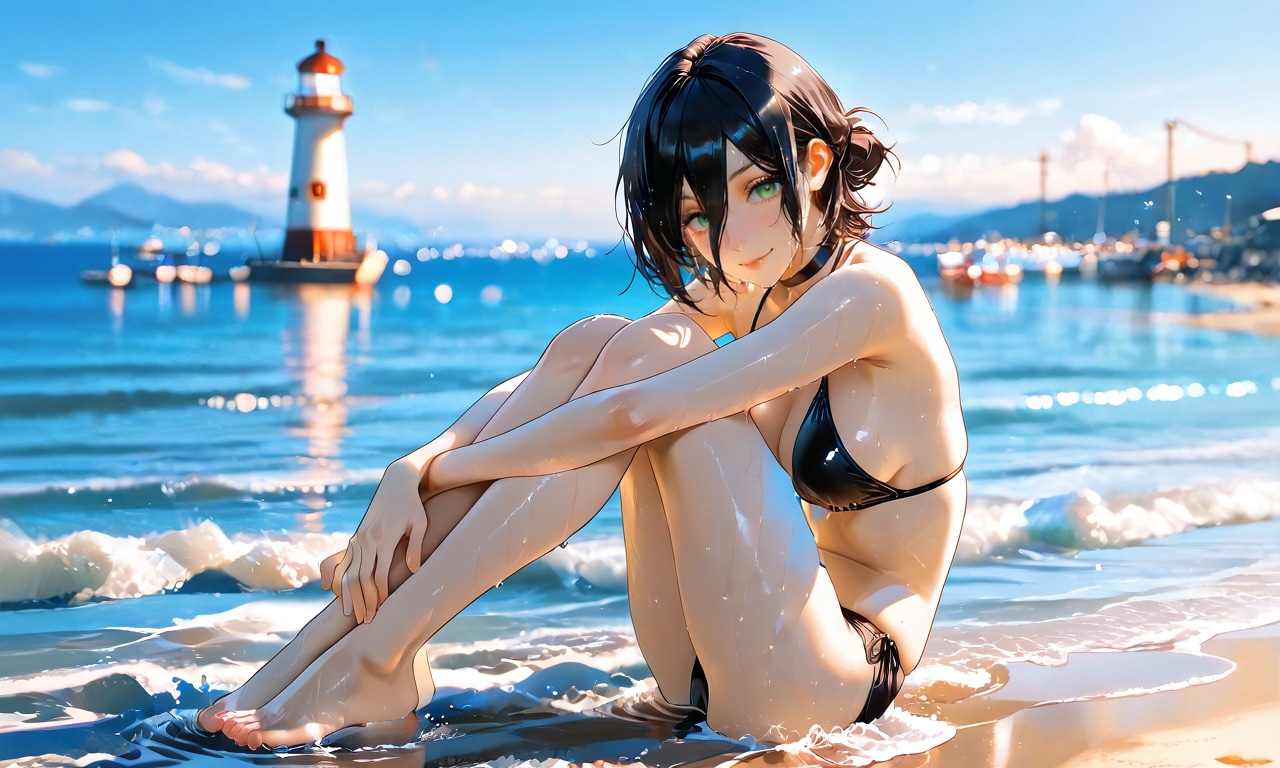 レゼ、灯台の浜辺で「いいことしない？」と誘ってくる夏